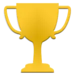 Gold trophy